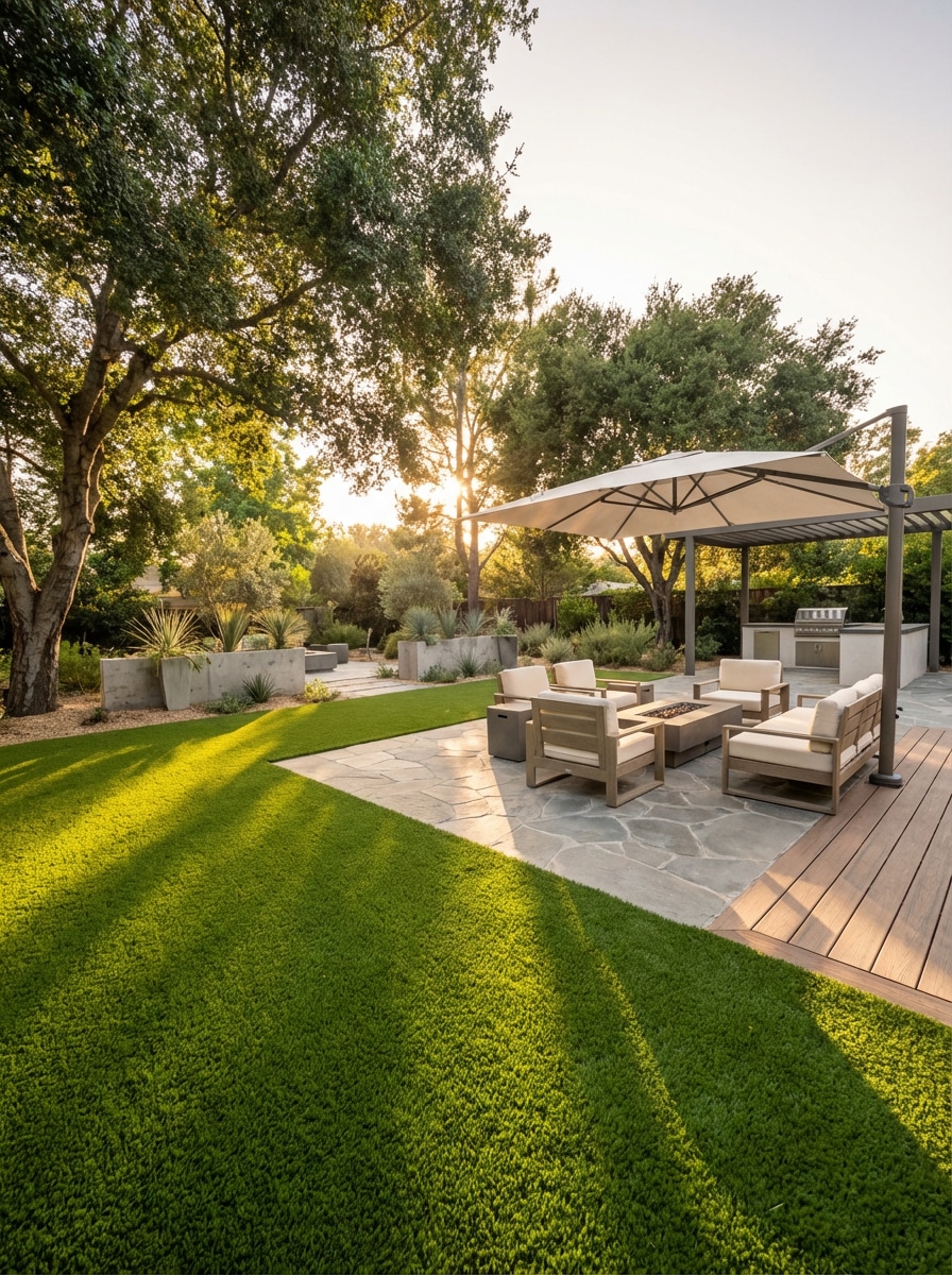 Professional outdoor installation